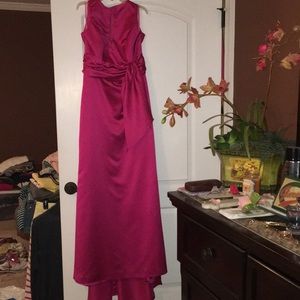 Bridesmaid dress. Fuchsia